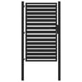 Miniatyrbillede 3 af 11: vidaXL havelåge låsbar 100x150 cm aluminium sort
