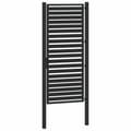 Miniatyrbillede 8 af 11: vidaXL havelåge låsbar 100x200 cm aluminium sort