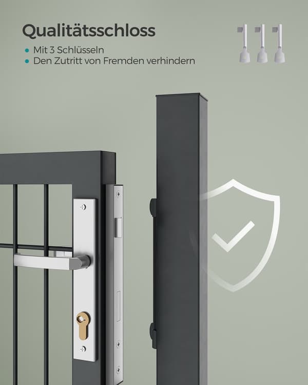 Haveport, SONGMICS, 106 x 125 cm, Grøn
