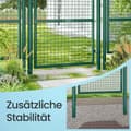 Pikkukuva 3 / 5: Puutarhan portti, SONGMICS GGD175G, 106x125 cm, Vihreä