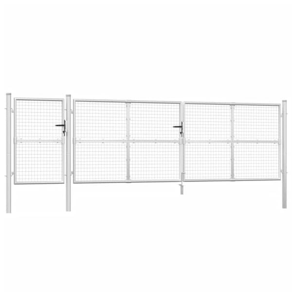 Nätgrind silver 500x175 cm galvaniserat stål