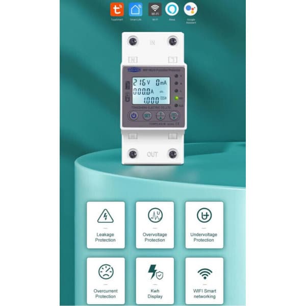 TOMZN PD-63LW WiFi-styrd smartrelä