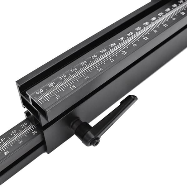 Träbearbetningsgeringsmätare Används med T-spår Staket Backer DIY Bordssåg Fräs Box Led Jig Träbearbetningsverktyg och tillbehör