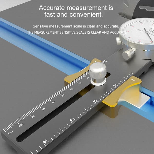 Bordssåg av aluminiumlegering Mätinstrument Korrektor för sågbord Sågblad Parallellism Korrigering Träbearbetningsverktyg