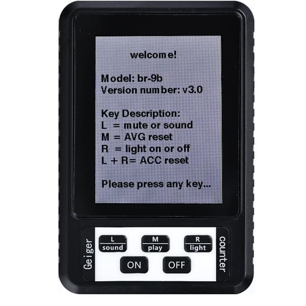 Rosfixin digitaalinen Geiger-säteilylaskuri XR1 BR-9B