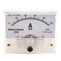 Miniatyrbild 2 av 4: Heschen - 85C1-100A - rektangulärt panel monterat amperemeter meter DC 0-100A klass 2.5 vit