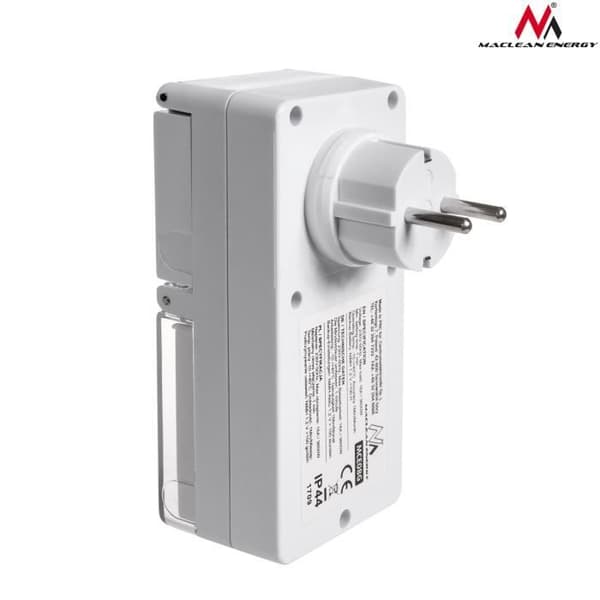 Utomhus digital timer F schuko uttag 10 program Maclean Energy MCE08G
