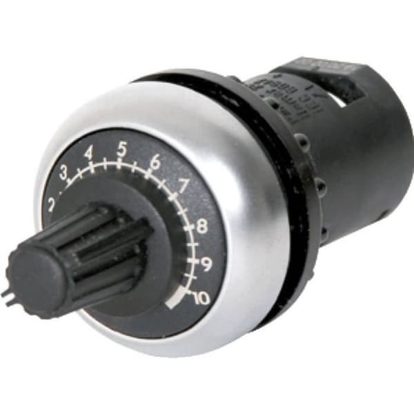 Rotary potentiometer 100 kâ„ linjär Eaton M22-R100K mono 0.5 W1 st(s)