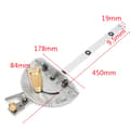 Pikkukuva 3 / 4: Miter Gauge, 450 mm Pituus, Sopii 30 mm T-raitaan