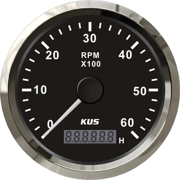 Tachometer med LED-timer, vandtæt design, justerbar hastighedsforhold, steppermotorpræcision