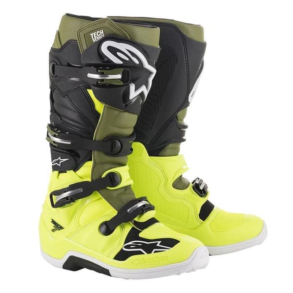 Alpinestars Moottoripyörä Saappaat Tech 7 Keltainen EU 42 Mies