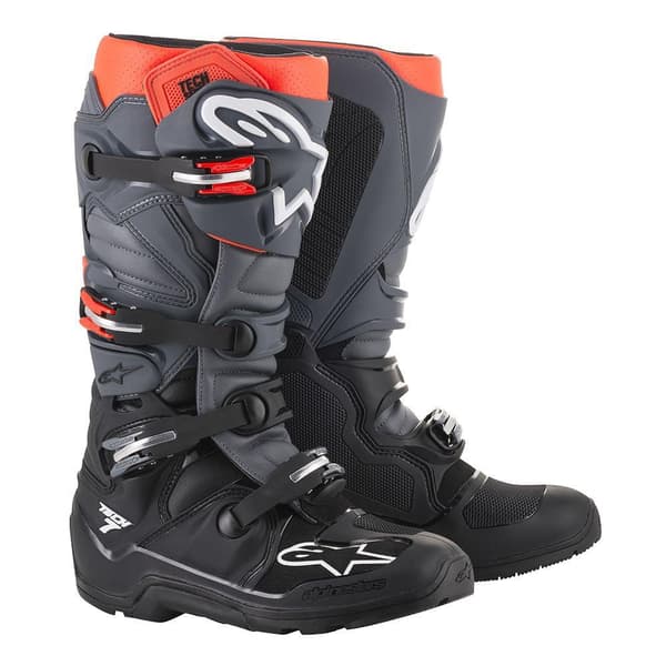 Alpinestars Motorcykel Stövlar Tech 7 Svart EU 48 Man