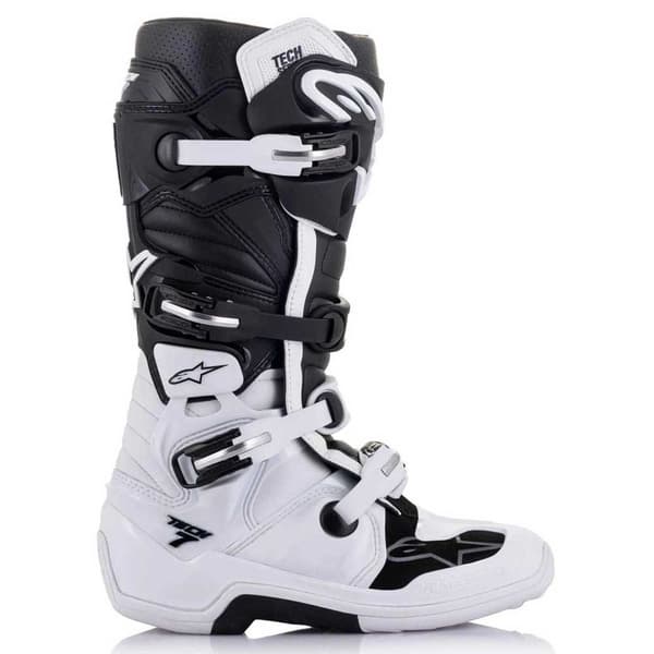 Alpinestars Moottoripyörä Saappaat Tech 7 Valkoinen,Musta EU 45 1/2 Mies