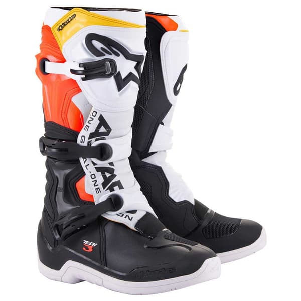 Alpinestars Motorcykel Stövlar Tech 3 Vit,Svart EU 47 Man