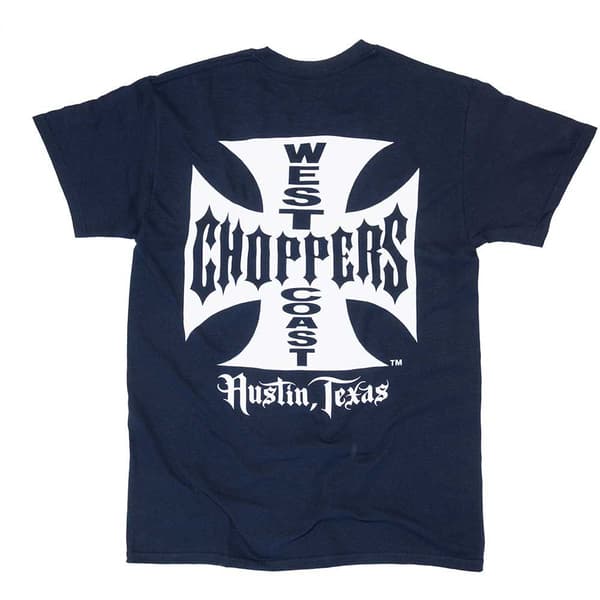 West Coast Choppers Kortärmad T-shirt Og Atx Blå M Man