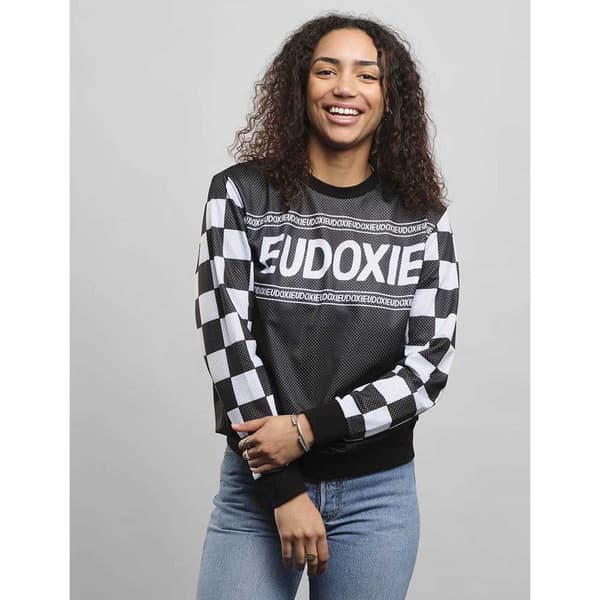Eudoxie Långärmad T-shirt Bonnie Svart XL Kvinna