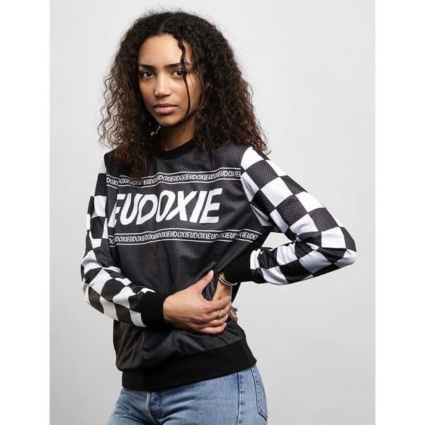 Eudoxie Långärmad T-shirt Bonnie Svart XL Kvinna