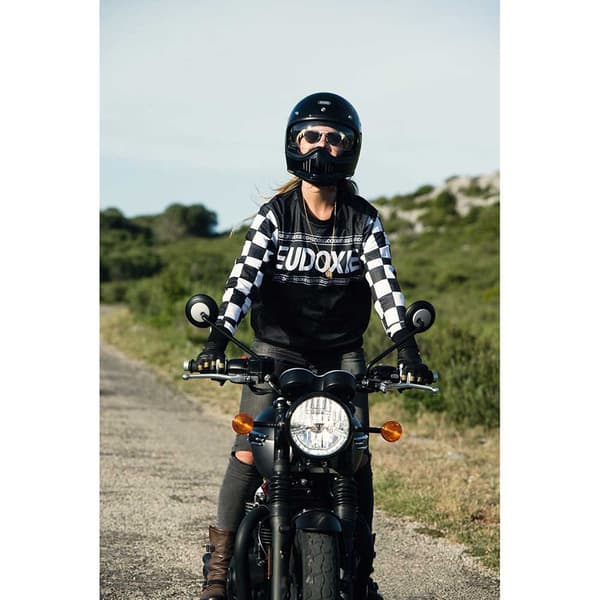 Eudoxie Långärmad T-shirt Bonnie Svart XL Kvinna