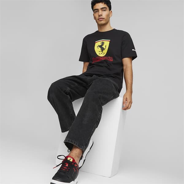 Puma Kortärmad T-shirt Ferrari Race Big Svart S Man