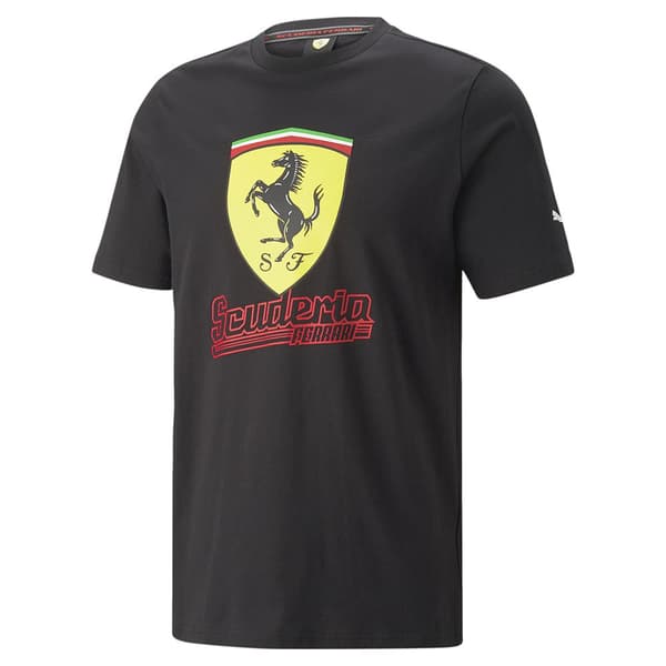 Puma Kortärmad T-shirt Ferrari Race Big Svart S Man