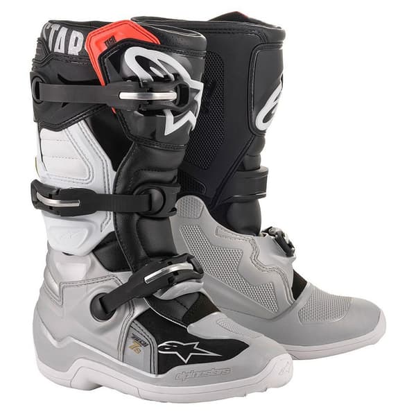 Alpinestars Ungdoms Motorcykelstövlar Tech 7s Grå EU 39 Pojke