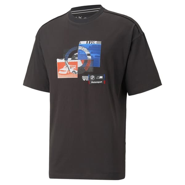 Puma Lyhythihainen T-paita Bmw Motorsport Statement Ca Musta L Mies