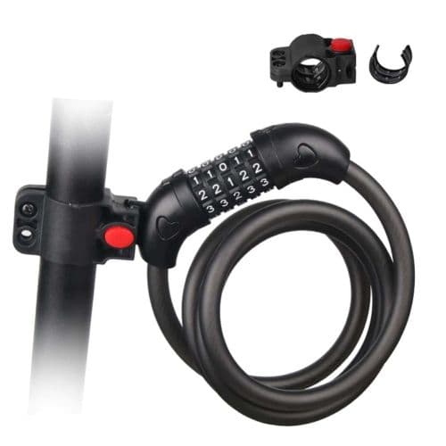 Electric Scooter Cable Lock | Black