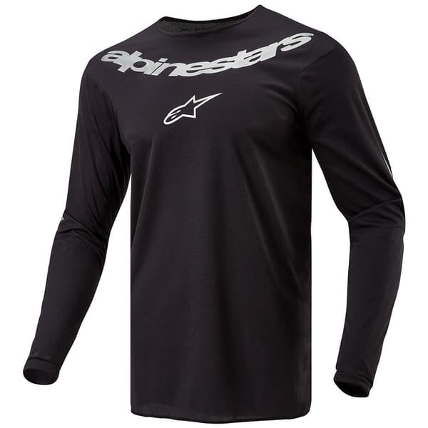 Alpinestars Langærmet T-shirt Fluid Graphite Sort L Mand
