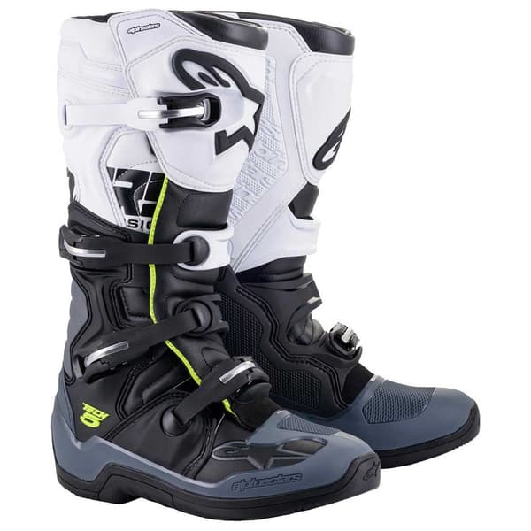 Alpinestars Moottoripyörä Saappaat Tech 5 Valkoinen,Musta EU 43 Mies
