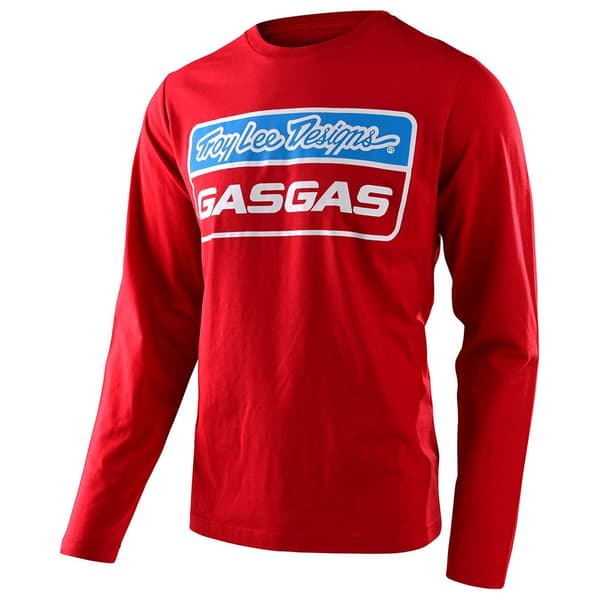 Troy Lee Designs Langærmet T-shirt Gasgas Team Stock Rød L Mand