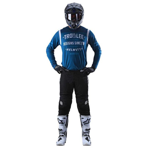 Troy Lee Designs Langærmet T-shirt Gp Air Roll Out Blå L Mand