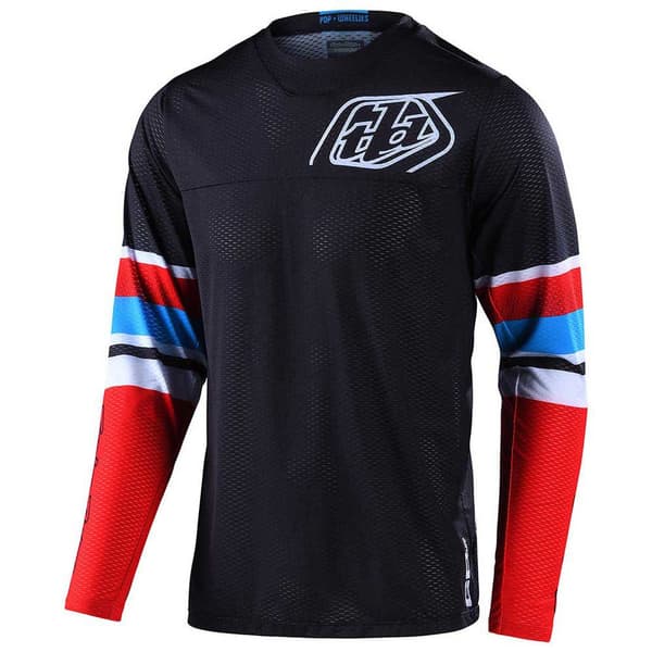 Troy Lee Designs Langærmet T-shirt Gp Air Warped Sort XL Mand