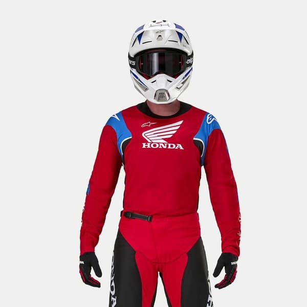 Alpinestars Langærmet T-shirt Honda Racer Iconic Rød L Mand