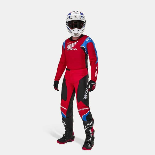 Alpinestars Langærmet T-shirt Honda Racer Iconic Rød L Mand