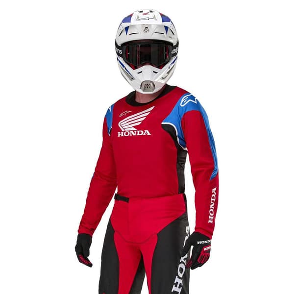 Alpinestars Langærmet T-shirt Honda Racer Iconic Rød L Mand