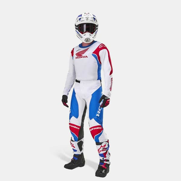 Alpinestars Pitkähihainen T-paita Honda Racer Iconic Valkoinen L Mies