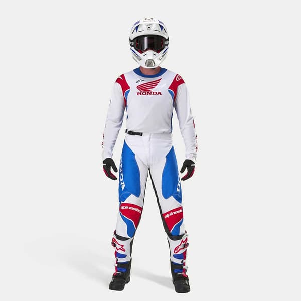 Alpinestars Pitkähihainen T-paita Honda Racer Iconic Valkoinen L Mies