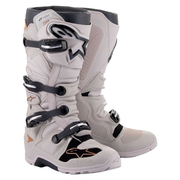 Alpinestars Moottoripyörä Saappaat Tech 7 Enduro Drystar Valkoinen,Harmaa EU 42 Mies