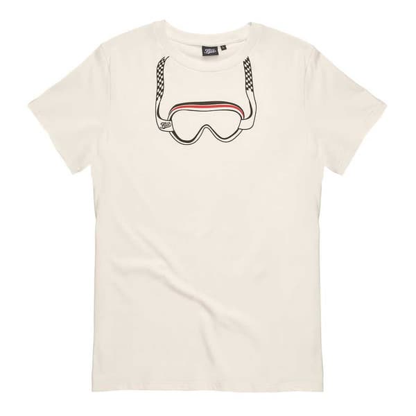 Fuel Motorcycles Kortærmet T-shirt Goggle Beige L Mand