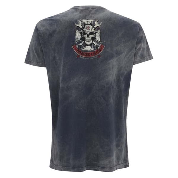 West Coast Choppers Kortærmet T-shirt Mechanic Grå XL Mand