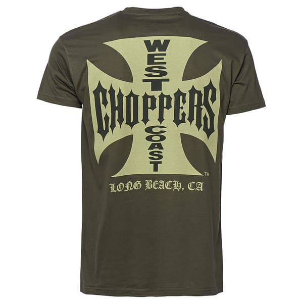 West Coast Choppers Kortärmad T-shirt Og Classic Grönt L Man