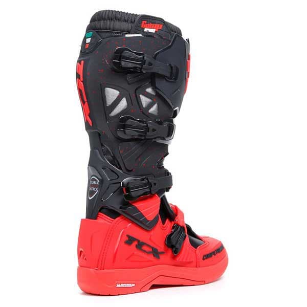 Tcx Outlet Motorcykel Støvler Comp Evo 2 Michelin Rød,Sort EU 39 Mand