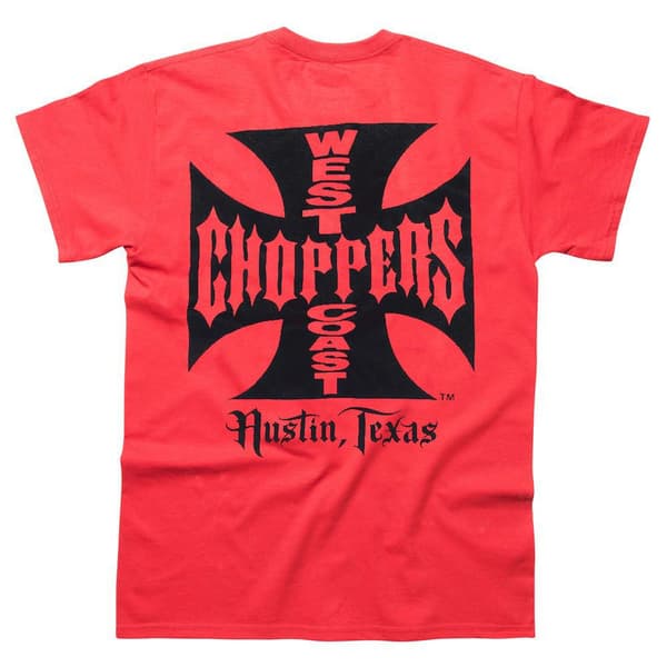 West Coast Choppers Lyhythihainen T-paita Og Atx Punainen 3XL Mies