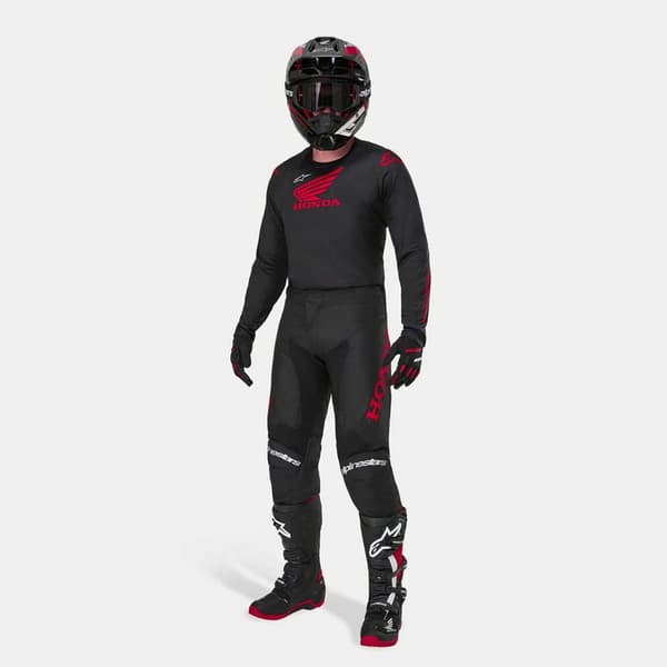 Alpinestars Langærmet T-shirt Honda Racer Iconic Sort L Mand
