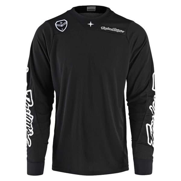 Troy Lee Designs Långärmad T-shirt Se Air Solo Svart 2XL Man
