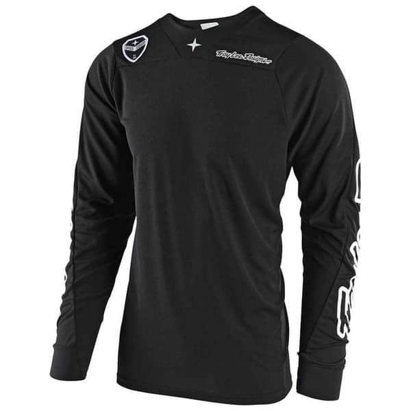 Troy Lee Designs Långärmad T-shirt Se Air Solo Svart 2XL Man