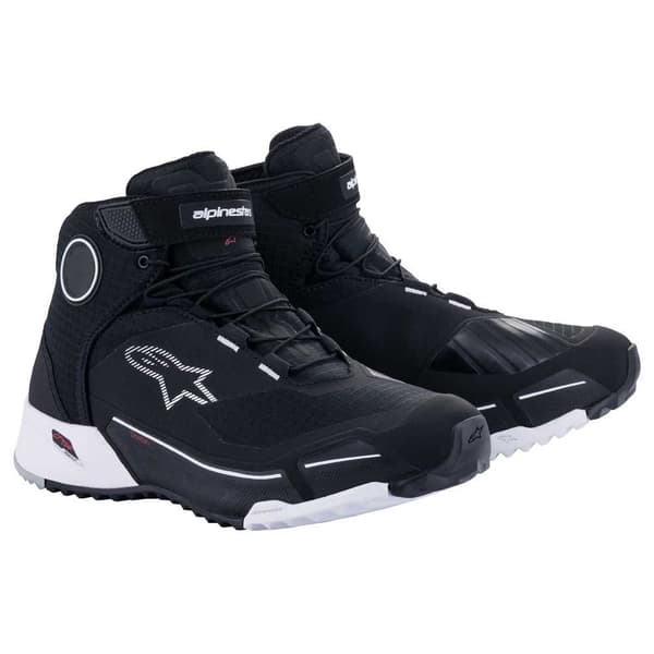 Alpinestars Motorcykel Sko Cr-x Drystar Riding Hvid,Sort EU 42 1/2 Mand