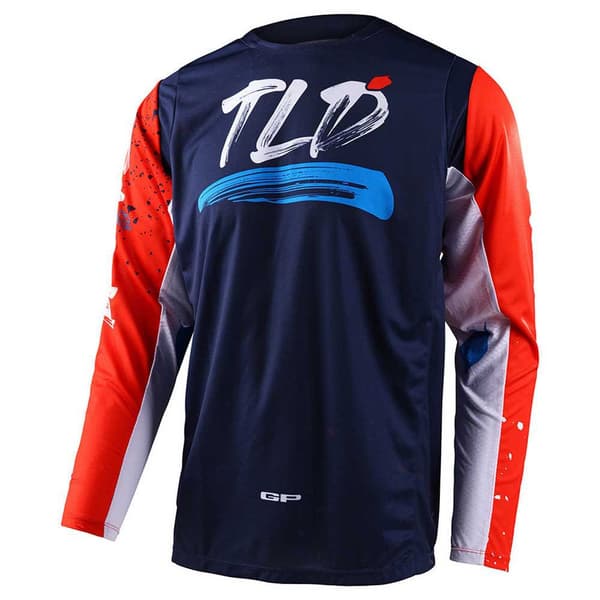 Troy Lee Designs Langærmet T-shirt Gp Pro Partical Blå M Mand