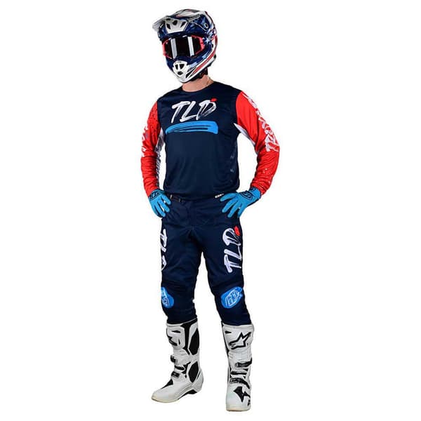 Troy Lee Designs Langærmet T-shirt Gp Pro Partical Blå M Mand
