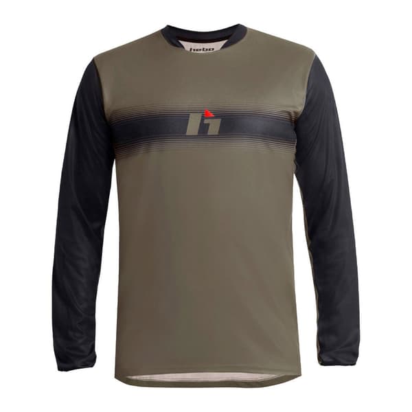Hebo Langærmet T-shirt Tech Grøn M Mand